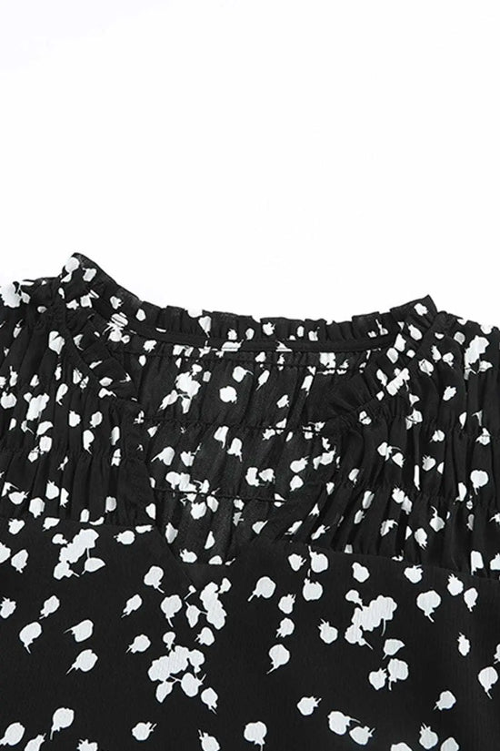 Blouses Split Neck Crinkled Blouse