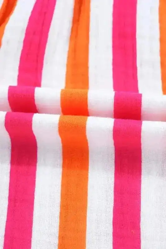 Blouses Sunset Stripe Balloon Blouse