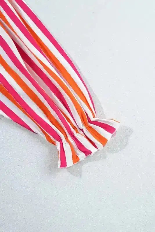 Blouses Sunset Stripe Balloon Blouse