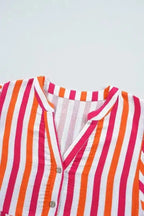 Blouses Sunset Stripe Balloon Blouse