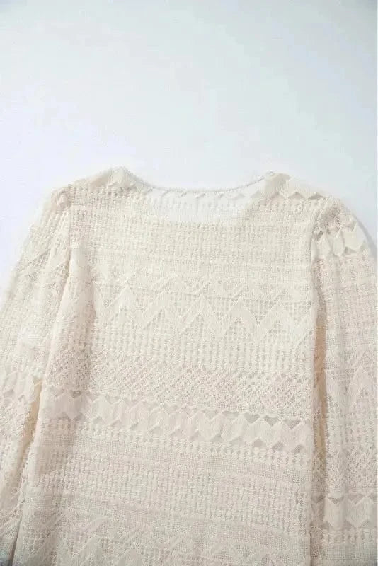 Blouses Symmetric Chic Lace Blouse
