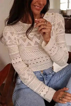 Blouses Symmetric Chic Lace Blouse