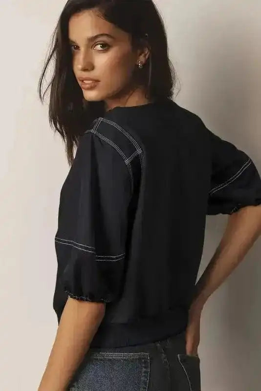 Blouses Timeless Stitch Puffy Blouse