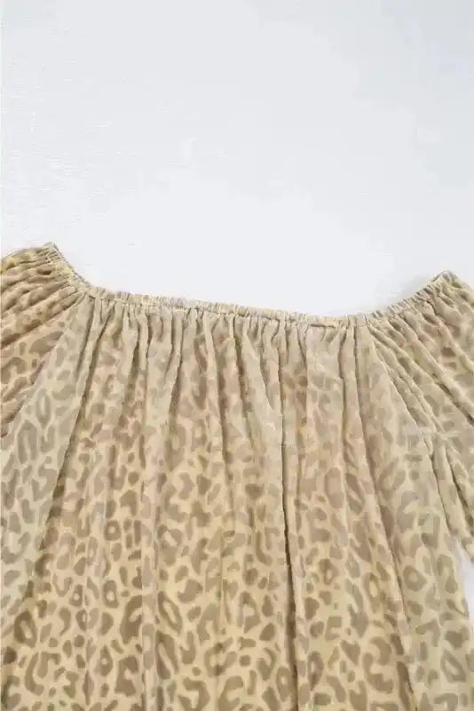 Blouses Velvet Vixen Leopard Blouse