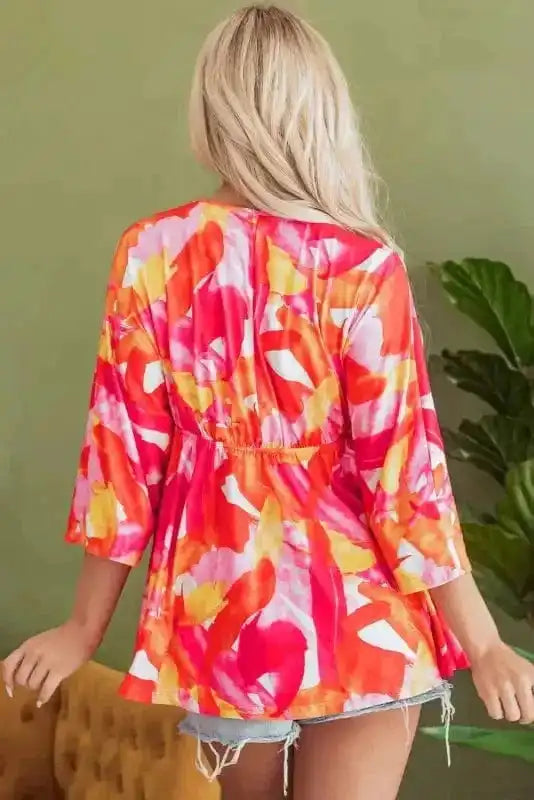 Blouses Vivid Vibes Babydoll Blouse