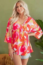 Blouses Vivid Vibes Babydoll Blouse