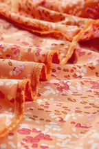 Blouses Whimsical Print Babydoll Blouse