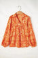 Blouses Whimsical Print Babydoll Blouse