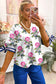 Blouses White Floral Summer Blouse