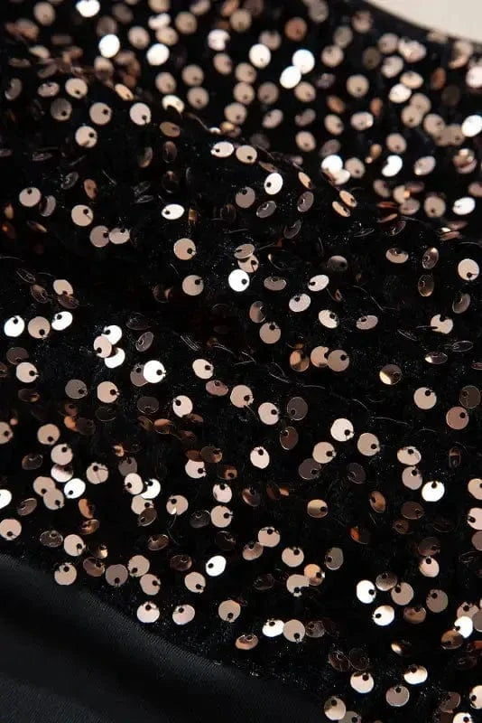 Bodysuits Glitter Gala Backless Bodysuit