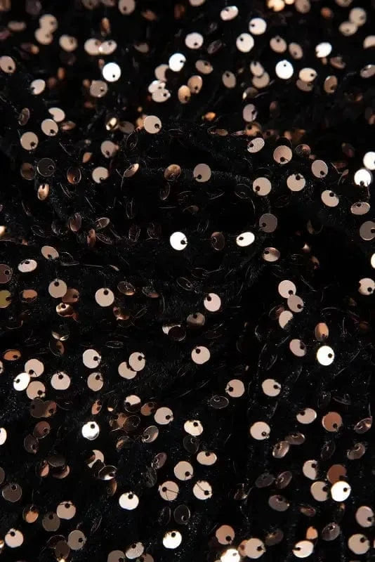 Bodysuits Glitter Gala Backless Bodysuit