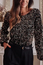 Bodysuits Glitter Gala Backless Bodysuit