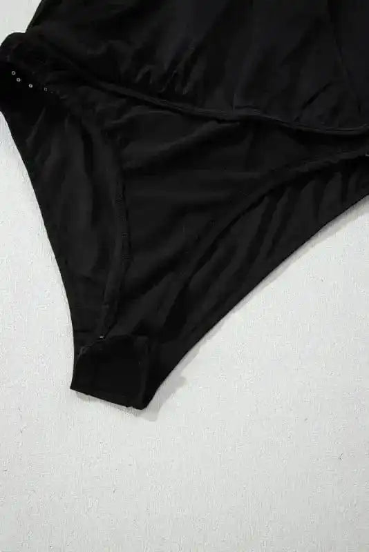 Bodysuits Sable Sequin Wrap Bodysuit