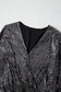 Bodysuits Sable Sequin Wrap Bodysuit