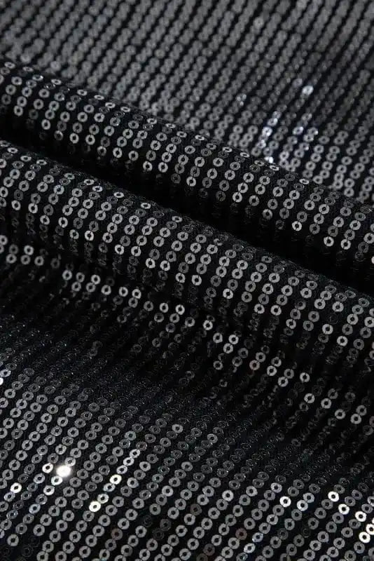 Bodysuits Sable Sequin Wrap Bodysuit