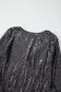 Bodysuits Sable Sequin Wrap Bodysuit