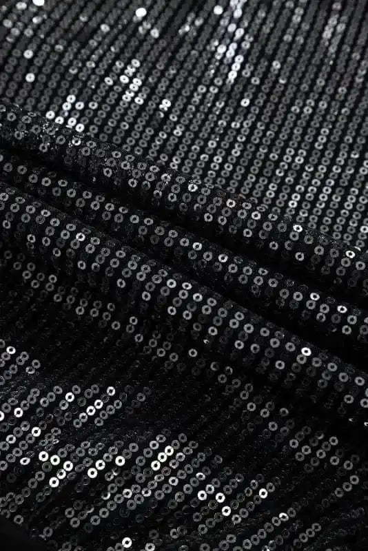 Bodysuits Sable Sequin Wrap Bodysuit