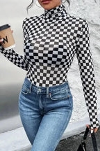 Bodysuits Squared Elegance Bodysuit