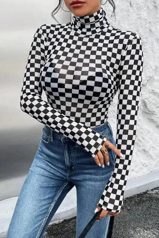 Bodysuits Squared Elegance Bodysuit