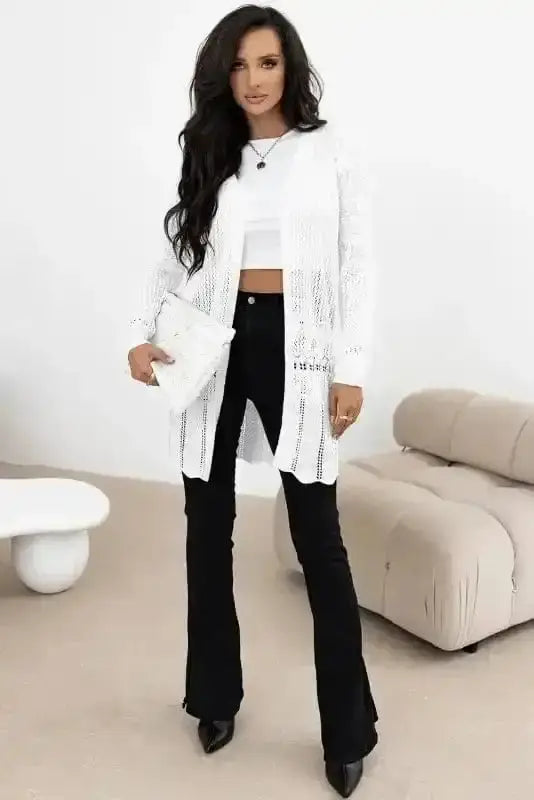 Cardigans Bohemian Braid Crochet Cardigan
