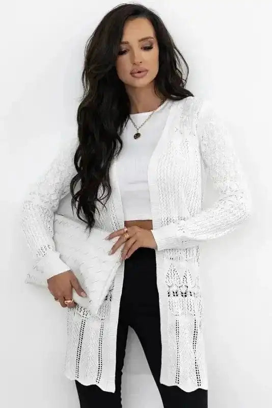 Cardigans Bohemian Braid Crochet Cardigan