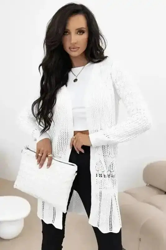 Cardigans Bohemian Braid Crochet Cardigan