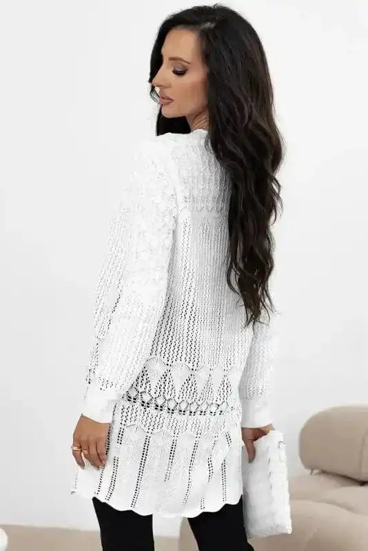 Cardigans Bohemian Braid Crochet Cardigan