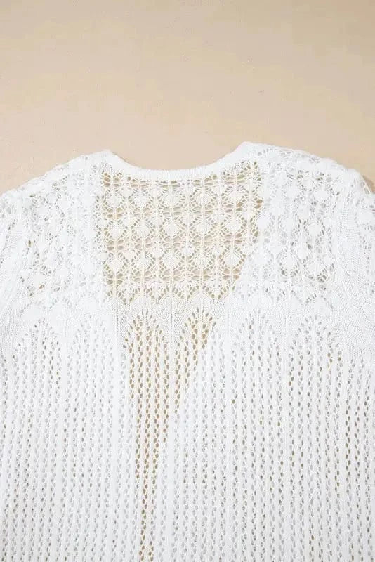 Cardigans Bohemian Braid Crochet Cardigan