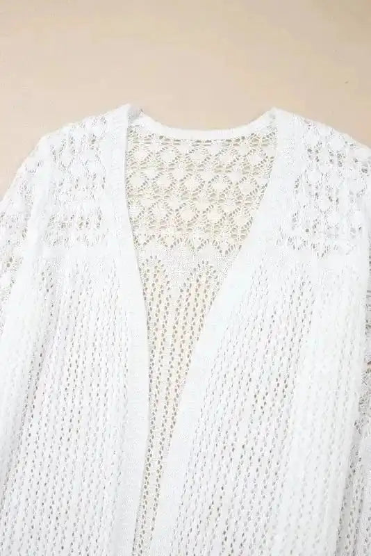 Cardigans Bohemian Braid Crochet Cardigan