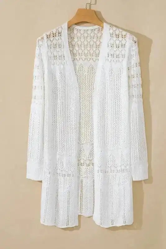 Cardigans Bohemian Braid Crochet Cardigan