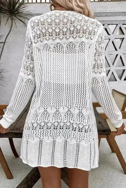 Cardigans Bohemian Braid Crochet Cardigan