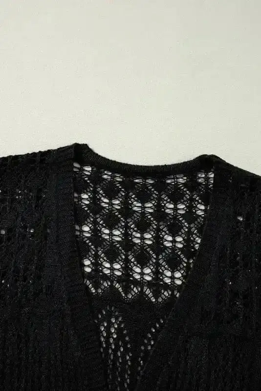 Cardigans Bohemian Braid Crochet Cardigan