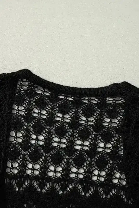 Cardigans Bohemian Braid Crochet Cardigan