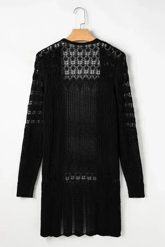 Cardigans Bohemian Braid Crochet Cardigan
