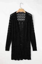 Cardigans Bohemian Braid Crochet Cardigan