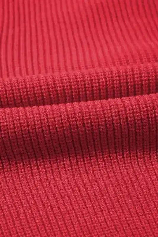 Cardigans Bow Buttons Cardigan - Grey Ribbed Knit