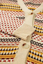 Cardigans Buttoned Cropped Cardigan