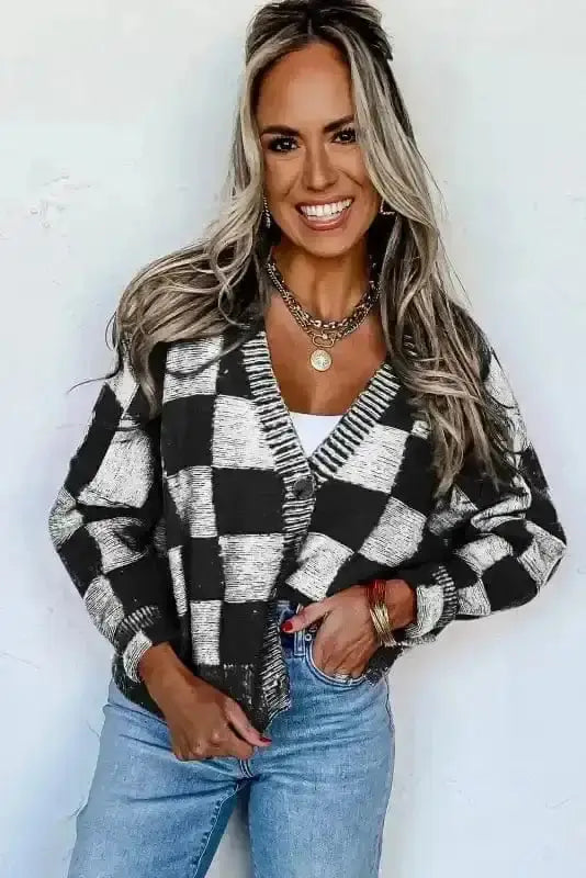 Cardigans Checkmate Charm Cardigan