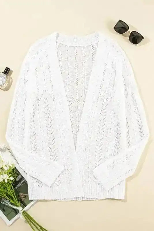 Cardigans Cloud Embrace Open Knit Cardigan