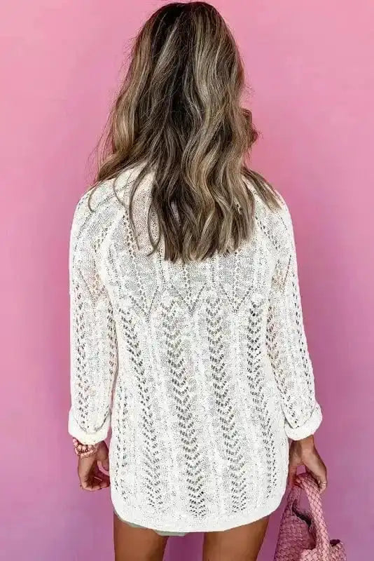 Cardigans Cloud Embrace Open Knit Cardigan