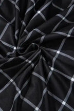 Cardigans Cozy Pocketed Plaid Cardigan