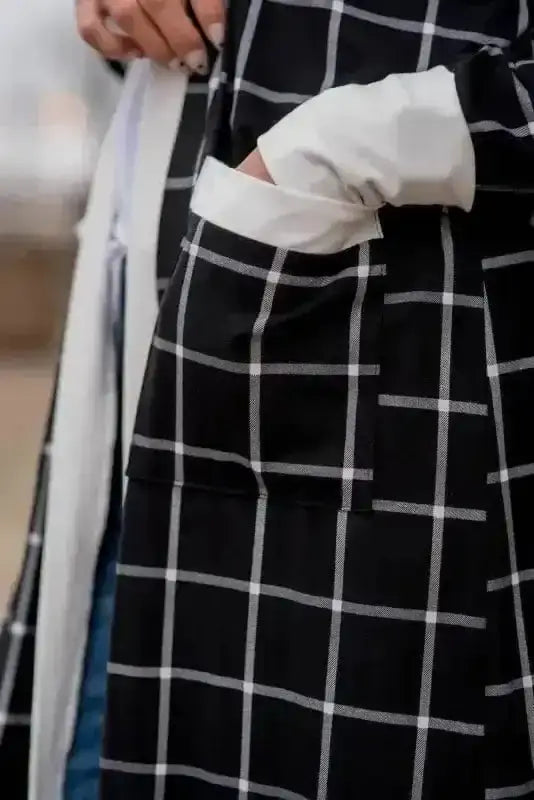 Cardigans Cozy Pocketed Plaid Cardigan