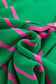 Cardigans Cute Bow Cardigan - Green Stripe Knit
