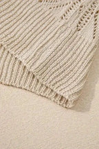 Cardigans Elegant Eggshell Cable Cardigan