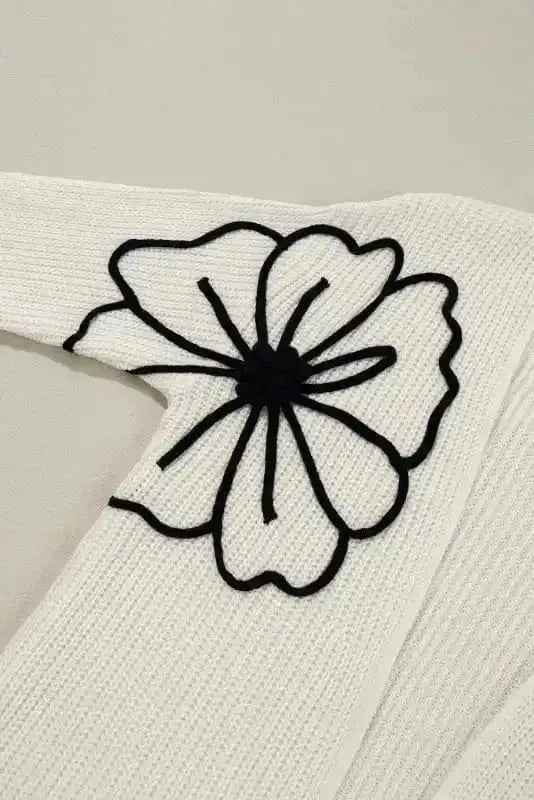 Cardigans Embroidered Elegance Duster Cardigan