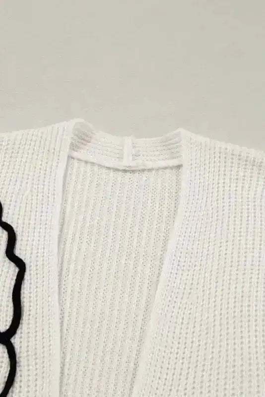 Cardigans Embroidered Elegance Duster Cardigan