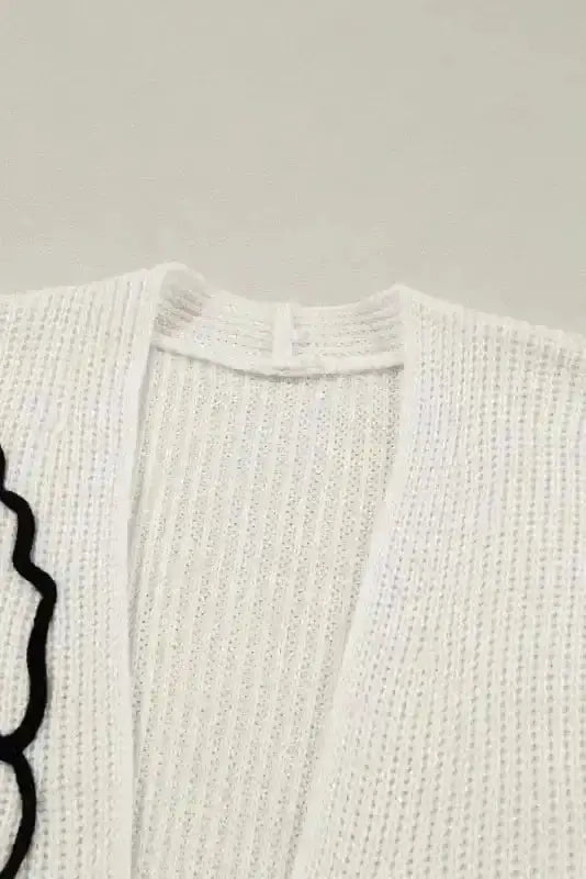 Cardigans Embroidered Elegance Duster Cardigan