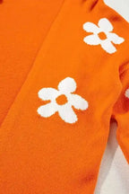 Cardigans Floral Loose Open Cardigan