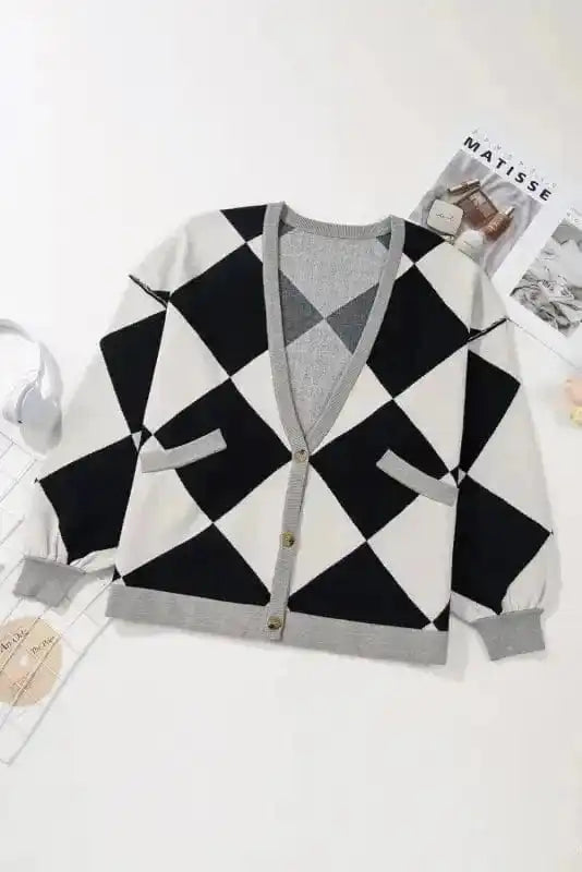 Cardigans Jet Set Contrast Cardigan