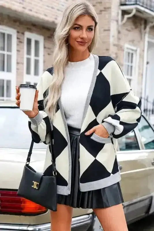 Cardigans Jet Set Contrast Cardigan